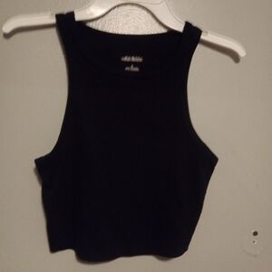 Wild Fable Black Fitted Sleeveless Tank Top